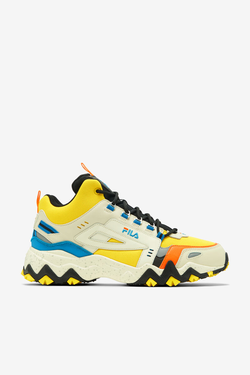 Men\'s Fila Oakmont Tr Mid - Sneakers & Lifestyle | Fila Sneakers Lemon / Blue | iL7EoTSNoZK