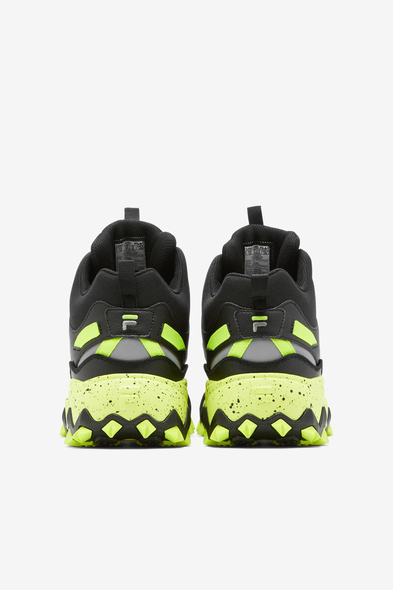 Men's Fila Oakmont Tr Mid - Sneakers & Lifestyle | Fila Sneakers Black / Yellow | vZFqXBzgPxl