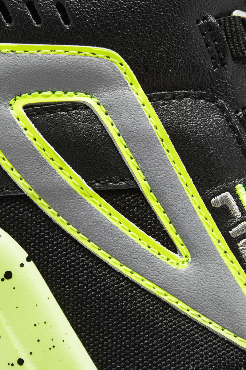 Men's Fila Oakmont Tr Mid - Sneakers & Lifestyle | Fila Sneakers Black / Yellow | vZFqXBzgPxl