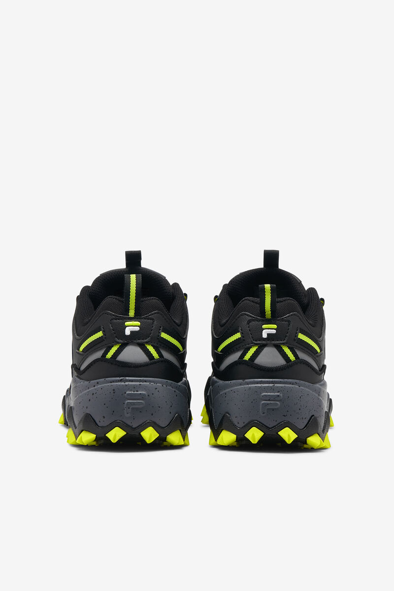 Men's Fila Oakmont Tr Running Shoes Black / Yellow | Ba4wg94d6CQ