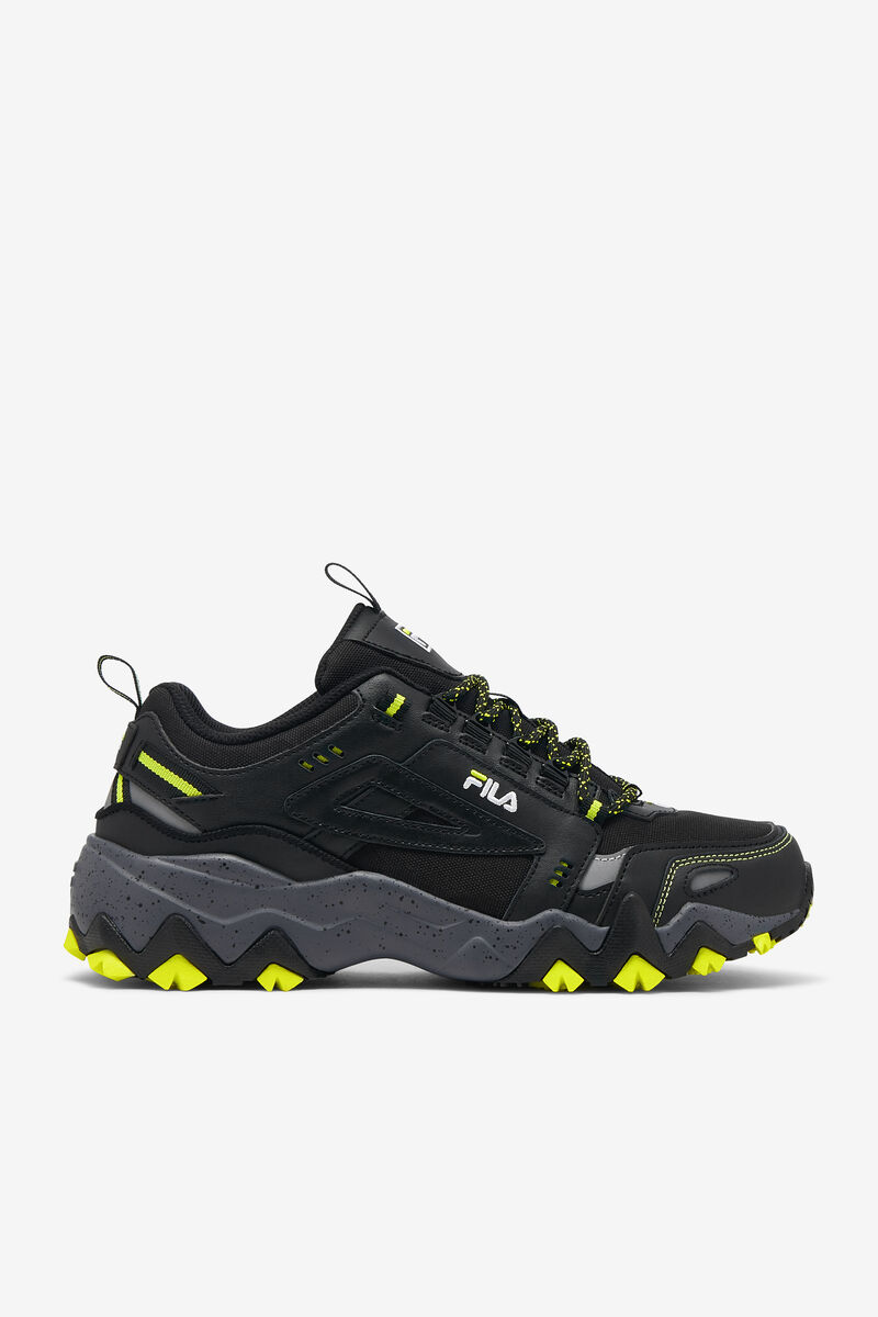 Men\'s Fila Oakmont Tr Running Shoes Black / Yellow | Ba4wg94d6CQ