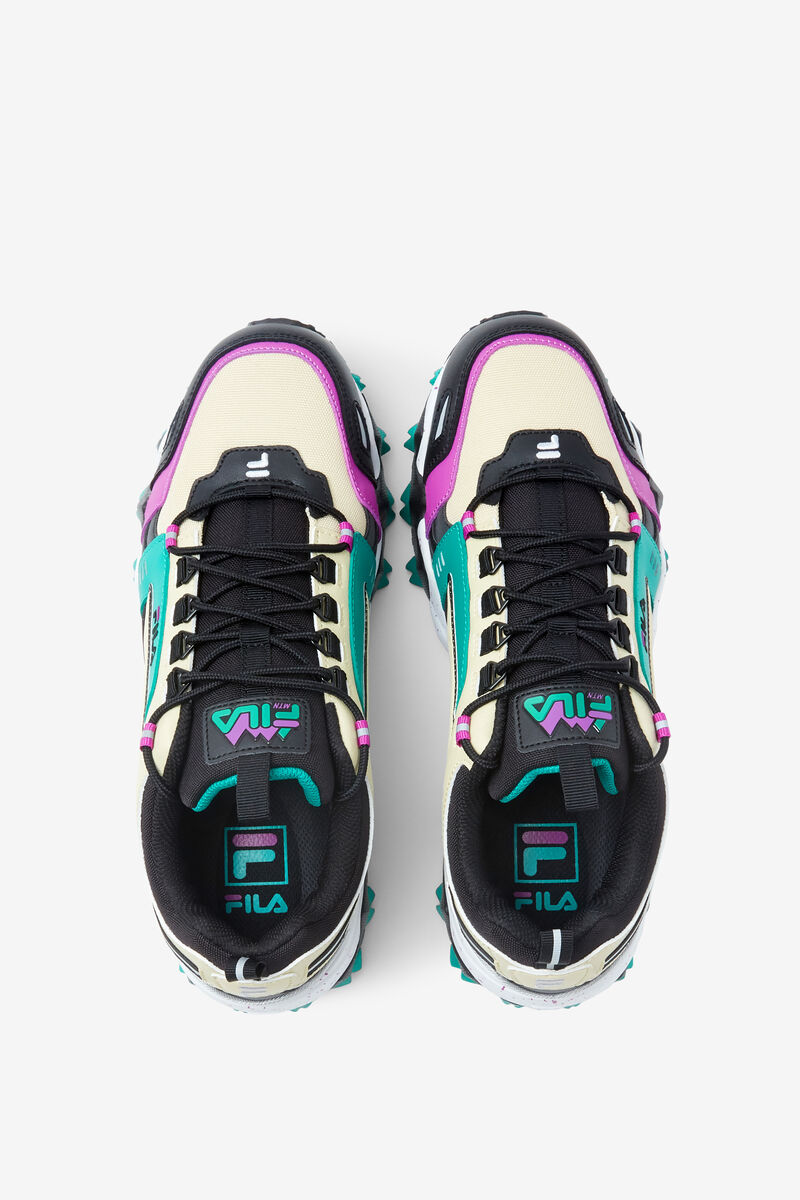 Men's Fila Oakmont Tr Running Shoes Black / Cream / Green | IcWNFN1Lvyb