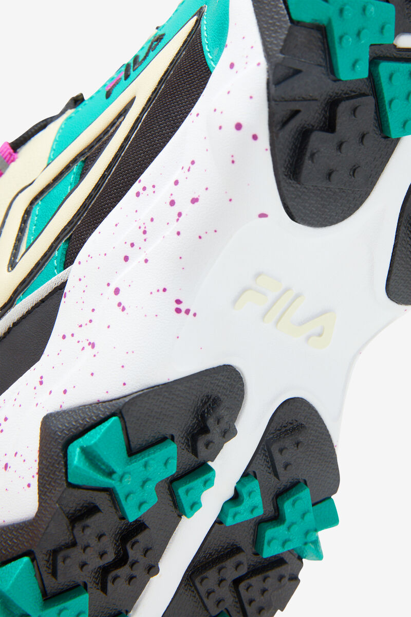 Men's Fila Oakmont Tr Running Shoes Black / Cream / Green | IcWNFN1Lvyb