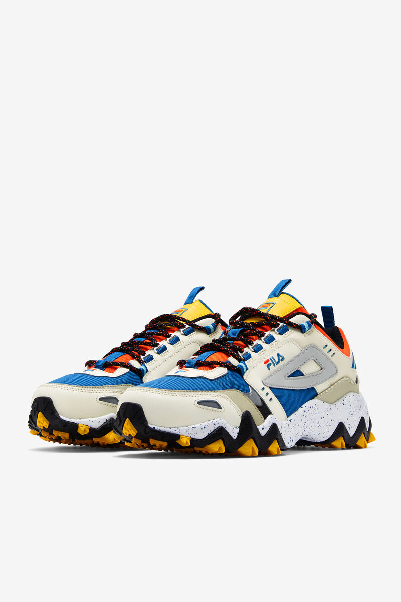 Men's Fila Oakmont Tr Running Shoes Blue / Red Orange | aEidANbeqAt