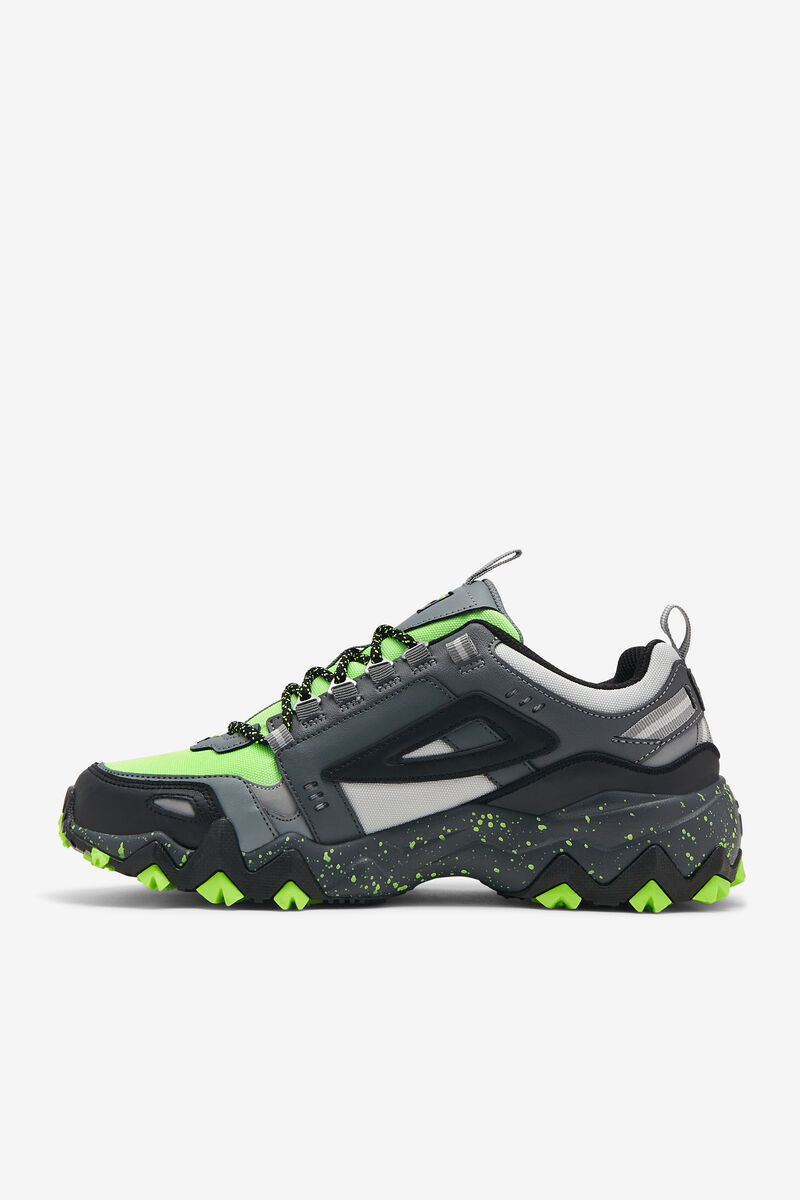 Men's Fila Oakmont Tr Running Shoes Green / Grey / Black | tusNJwQCqYM
