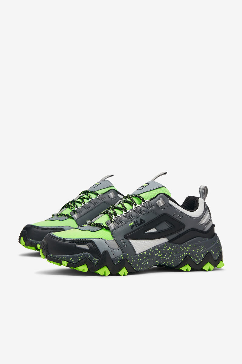 Men's Fila Oakmont Tr Running Shoes Green / Grey / Black | tusNJwQCqYM
