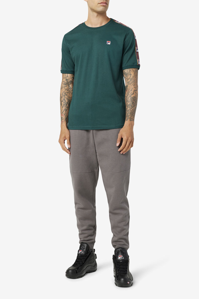 Men's Fila Oliver T Shirts Green | 7qzwxsnAYfh