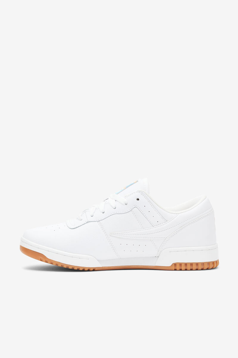 Men's Fila Original Fitness '90s Flat Shoes White / Purple | HIzCEqffxEb