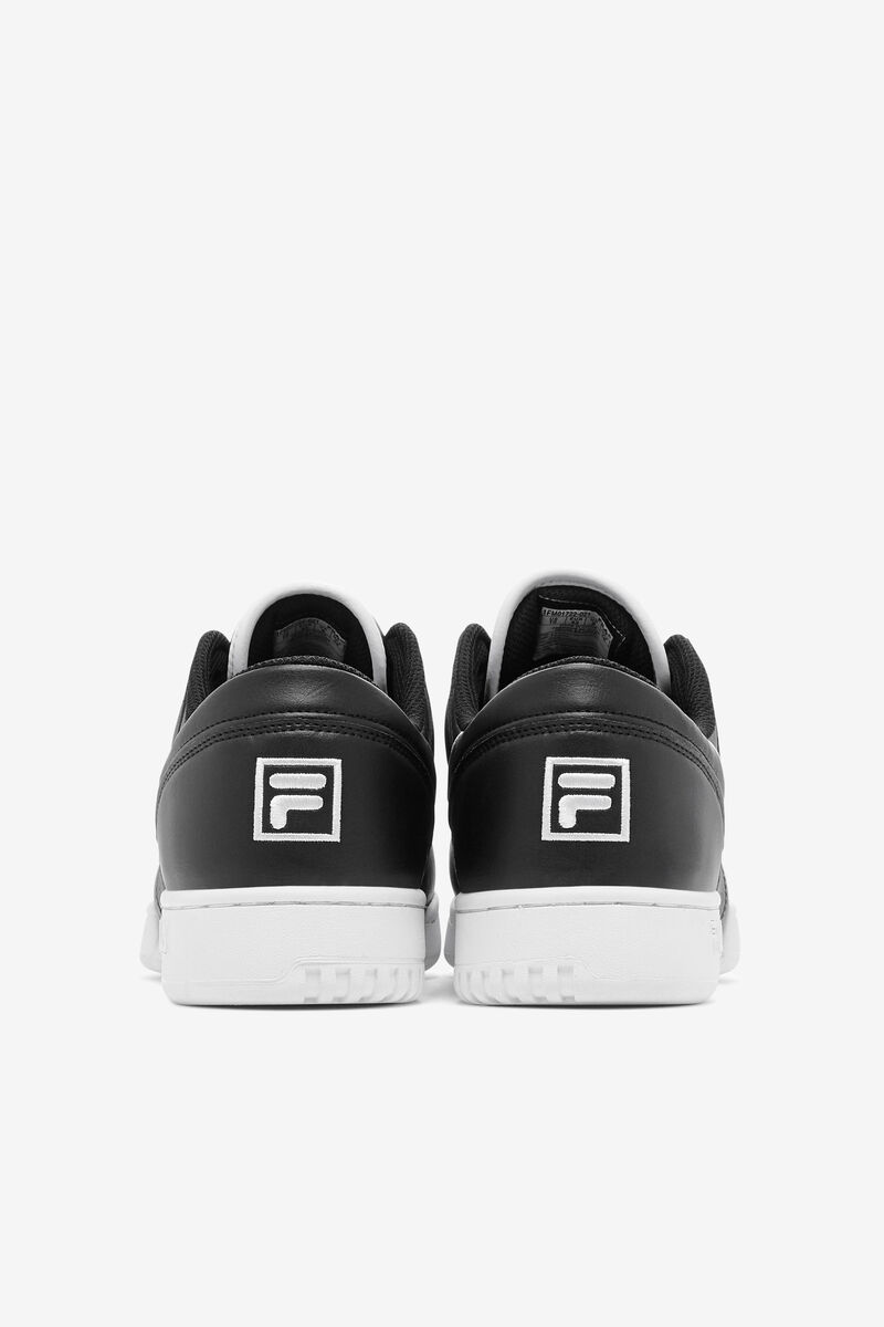 Men's Fila Original Fitness Flat Shoes Black / White / Black | UroOeM49Wok