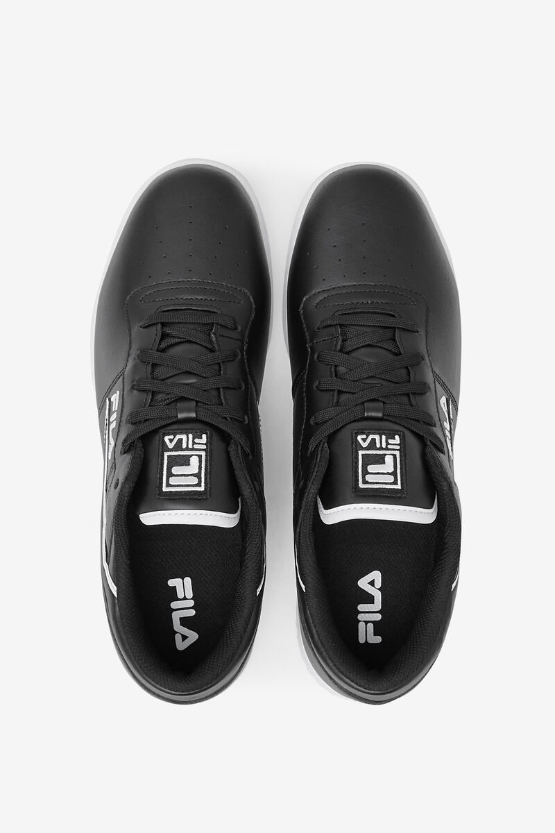 Men's Fila Original Fitness Flat Shoes Black / White / Black | UroOeM49Wok
