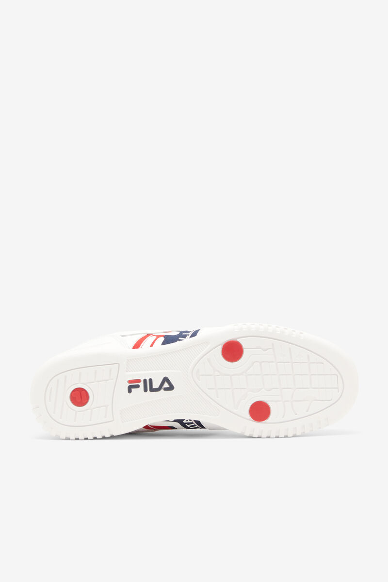 Men's Fila Original Fitness Logo Tape - Sneakers & Lifestyle | Fila Sneakers White / Navy / Red | qC