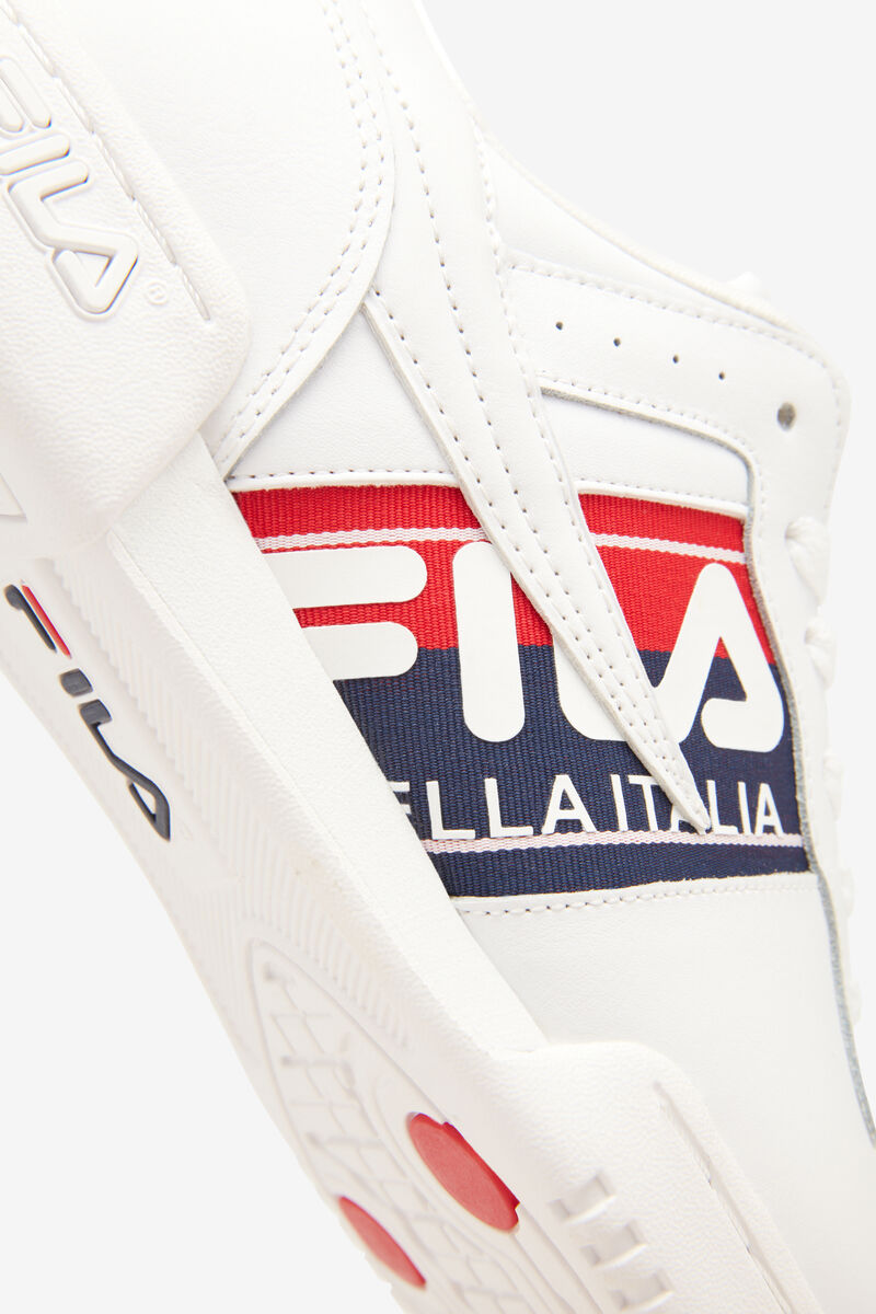 Men's Fila Original Fitness Logo Tape - Sneakers & Lifestyle | Fila Sneakers White / Navy / Red | qC
