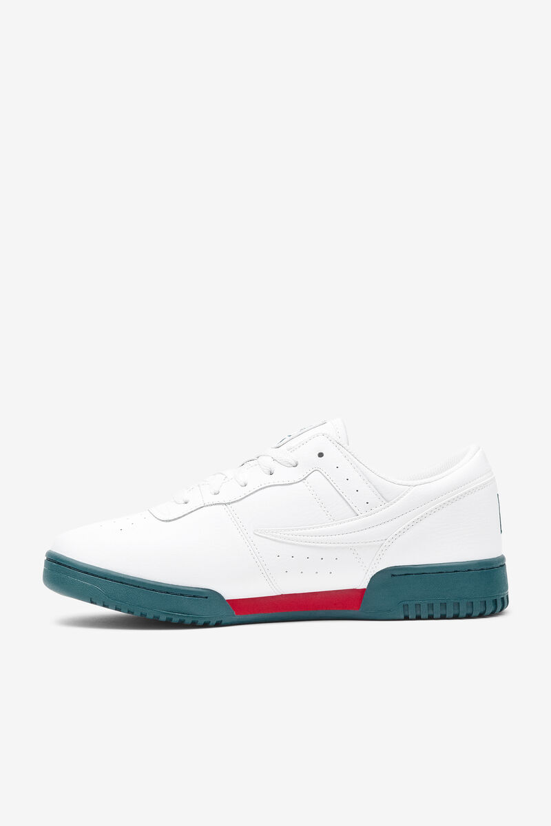 Men's Fila Original Fitness Op - Sneakers & Lifestyle | Fila Sneakers White / Red | 23NL3t5mERE