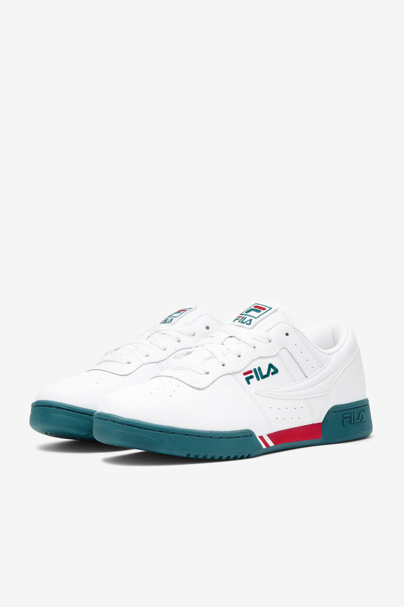 Men's Fila Original Fitness Op - Sneakers & Lifestyle | Fila Sneakers White / Red | 23NL3t5mERE