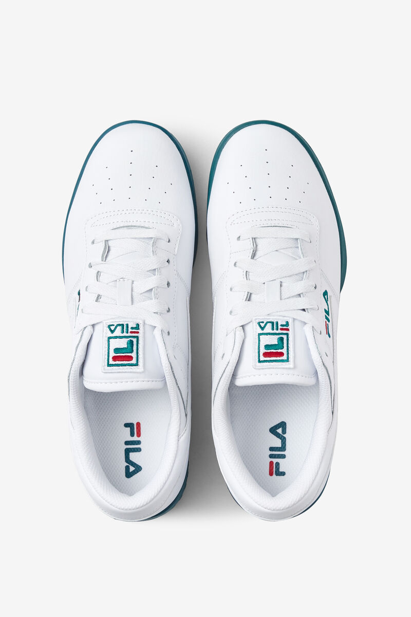 Men's Fila Original Fitness Op - Sneakers & Lifestyle | Fila Sneakers White / Red | 23NL3t5mERE