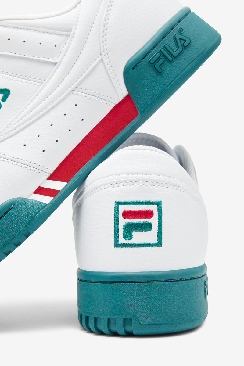 Men's Fila Original Fitness Op - Sneakers & Lifestyle | Fila Sneakers White / Red | 23NL3t5mERE