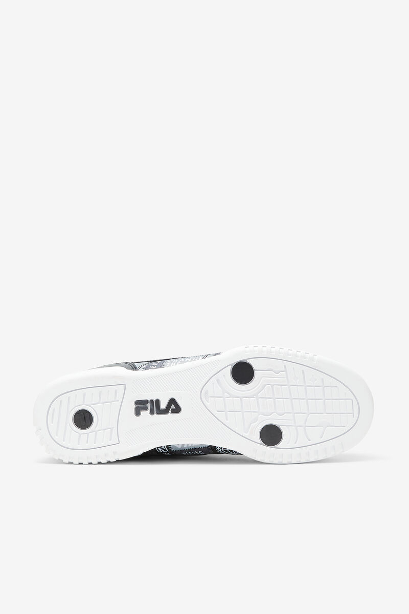 Men's Fila Original Fitness Patchwork Low Top Shoes | Fila Sneakers Black / White | gFu352CN9Fq