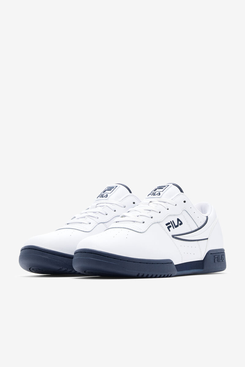 Men's Fila Original Fitness - Sneakers & Lifestyle | Fila Sneakers White / Blue / White | Kt4SYSy3JS