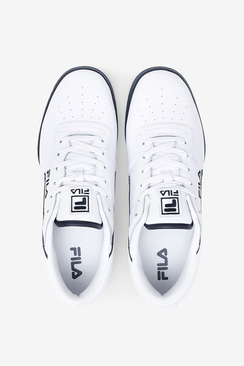 Men's Fila Original Fitness - Sneakers & Lifestyle | Fila Sneakers White / Blue / White | Kt4SYSy3JS