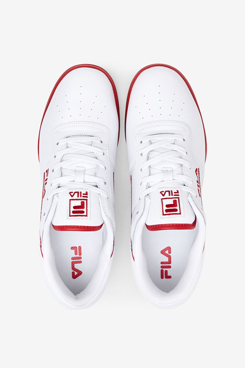 Men's Fila Original Fitness - Sneakers & Lifestyle | Fila Sneakers White / Red / White | kf6K4RVZRqt
