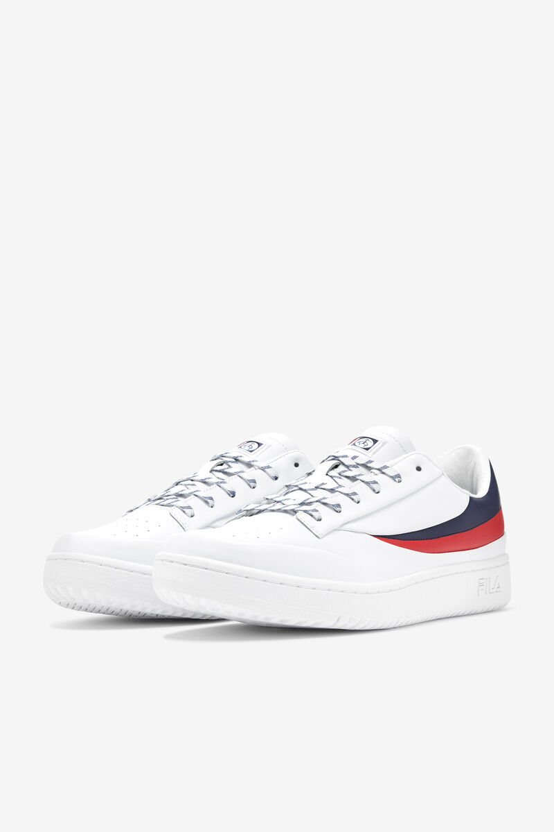 Men's Fila Original Tennis Shoes Lx X Brooks Brothers | Fila Sneakers White / Navy / Red | vhOnaZ7ZR