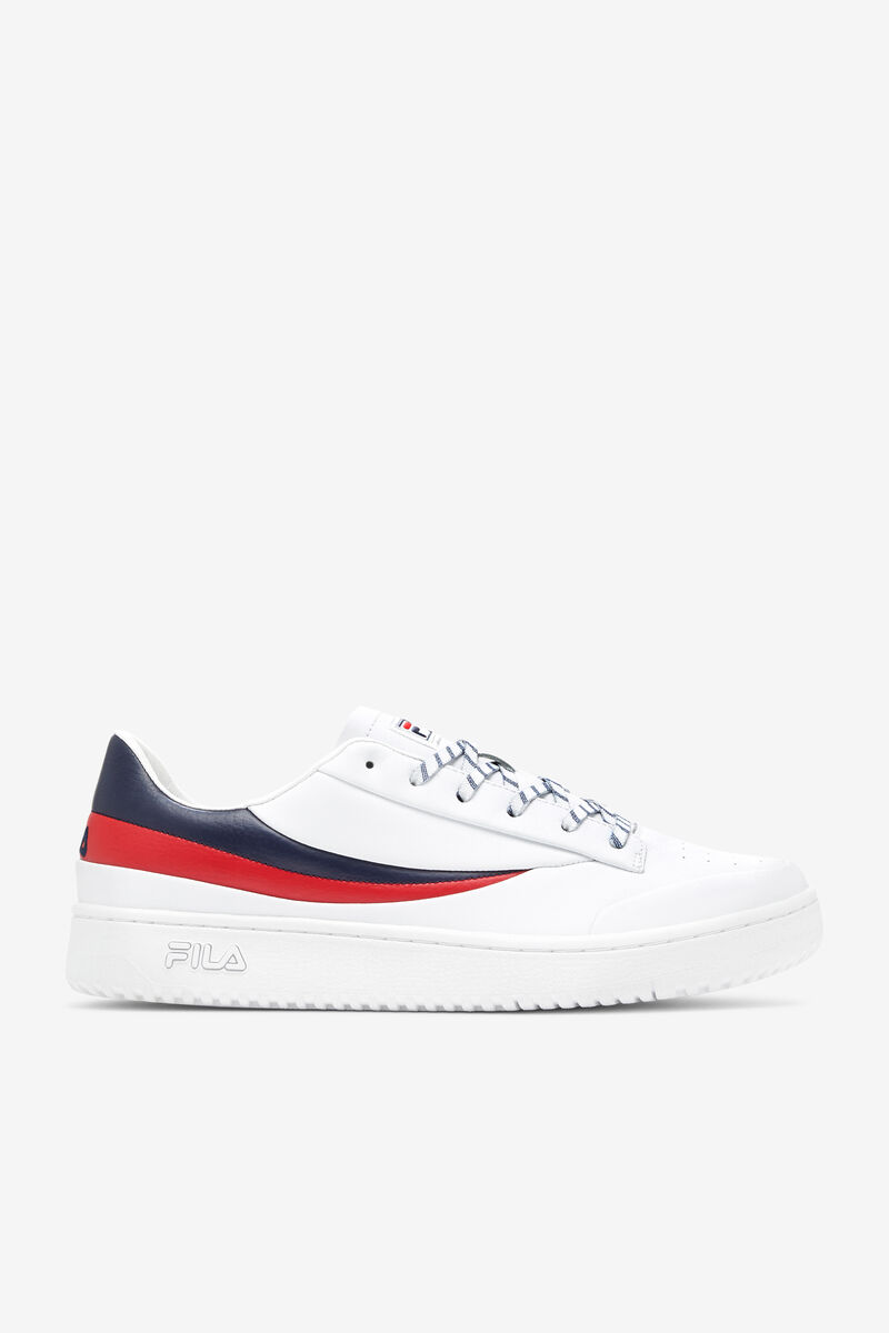 Men\'s Fila Original Tennis Shoes Lx X Brooks Brothers | Fila Sneakers White / Navy / Red | vhOnaZ7ZR