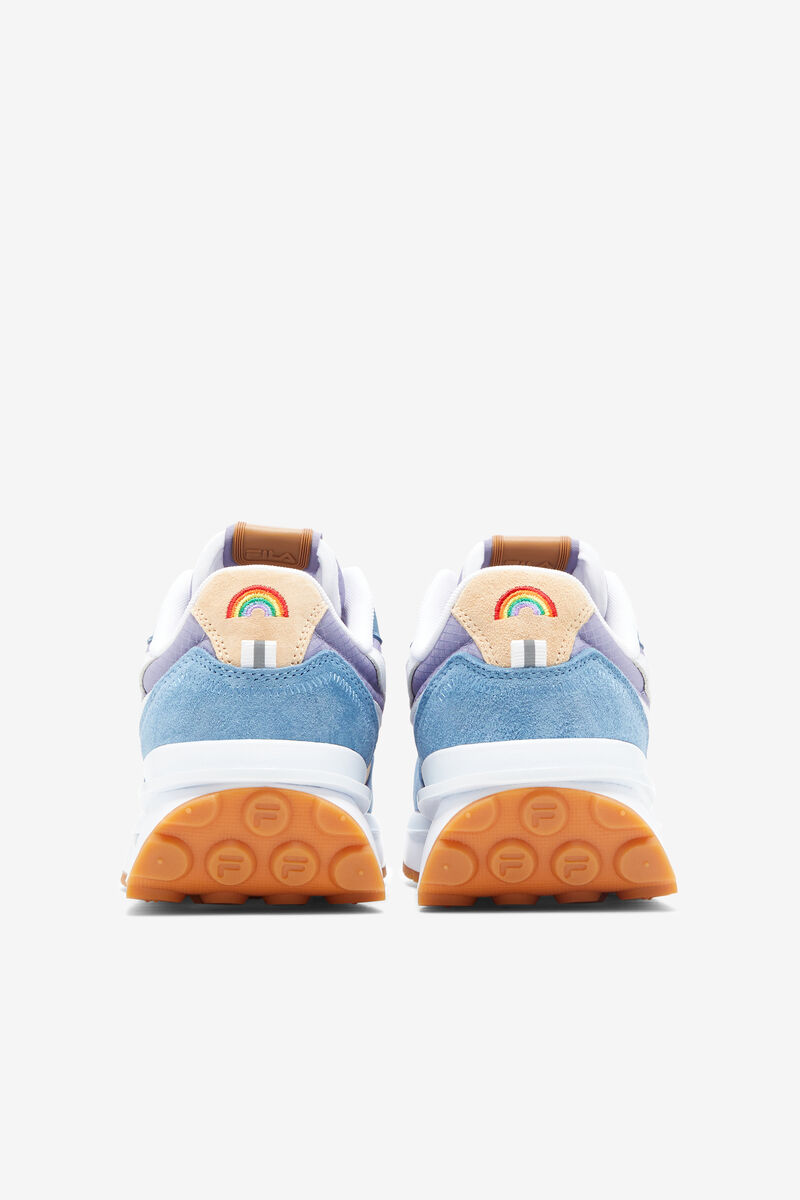 Men's Fila Paper X Fila Renno Pride Sneakers | Fila Sneakers Blue / Grey | 7n6EeSafpF5