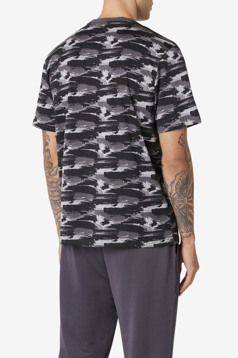 Men's Fila Pepacton T Shirts Camo | yYJSJepQNHu
