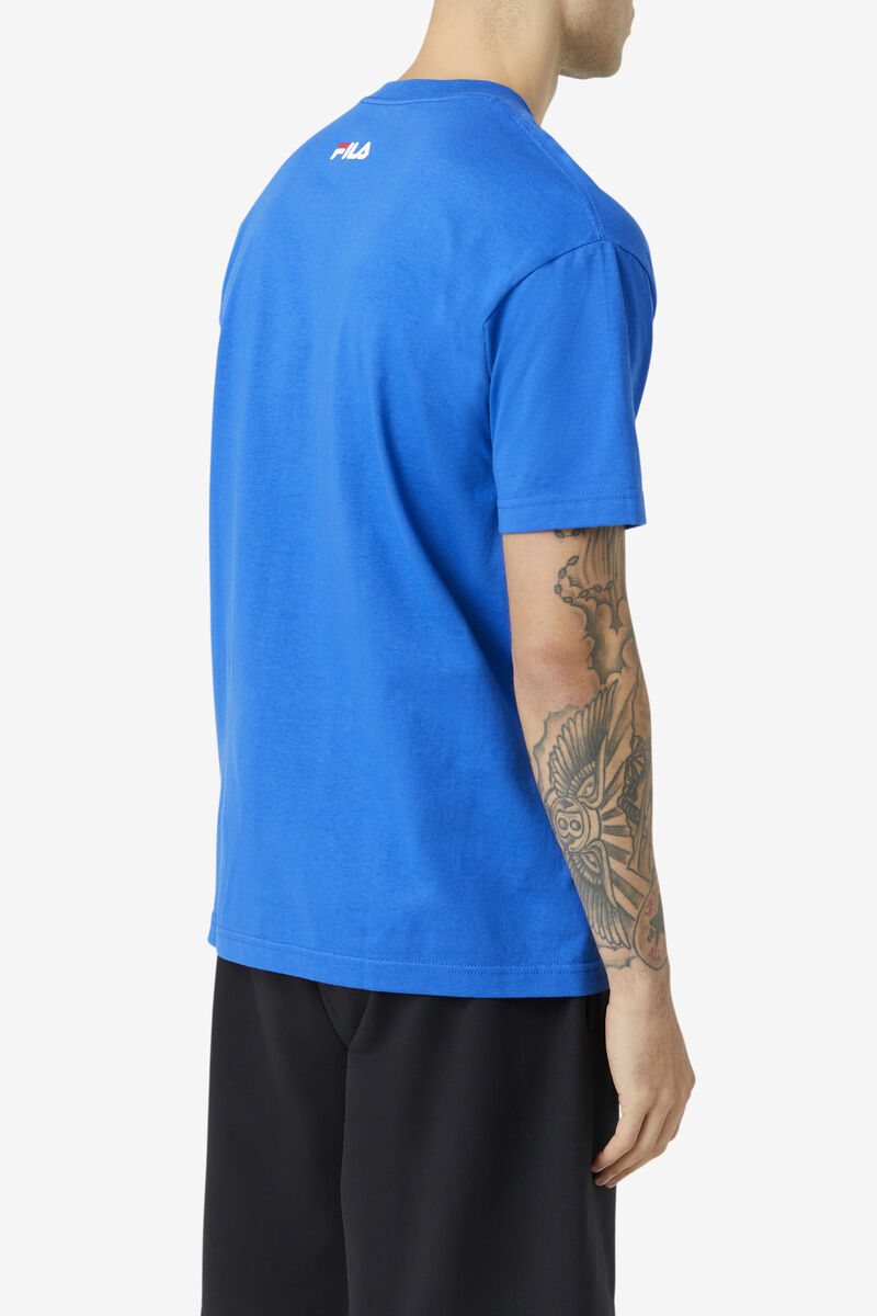 Men's Fila Philly Love T Shirts Blue / Blue | 29jkf6ckEm1