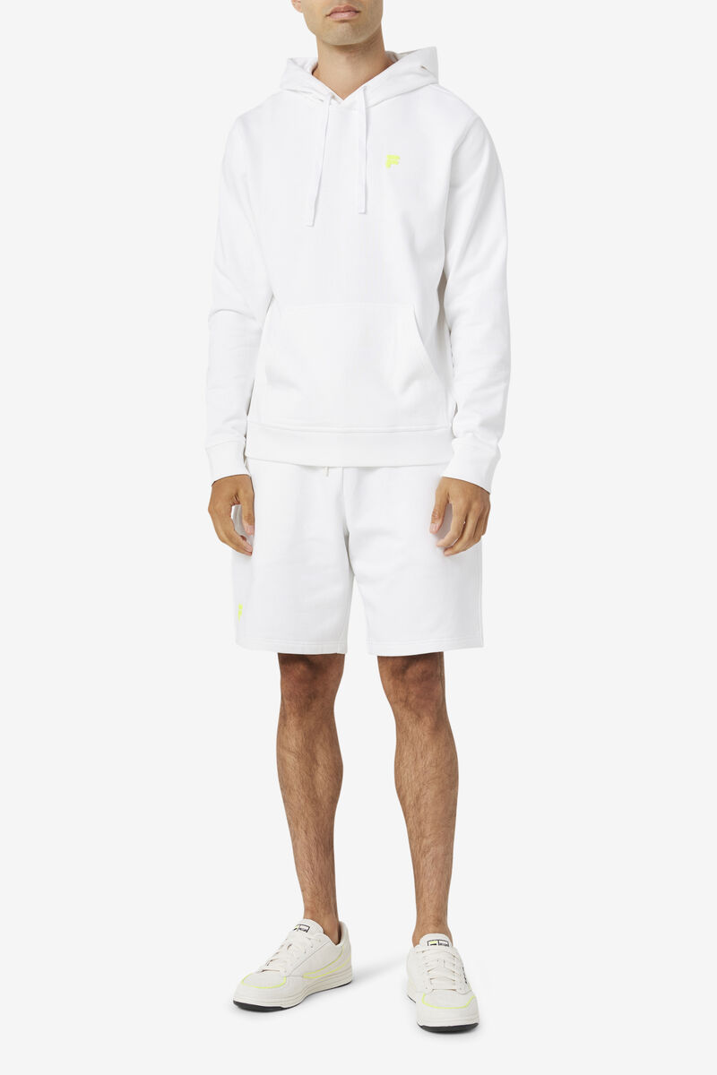 Men's Fila Phoenix Hoodie Hoodies White / Yellow | jfL3mMU5iT4