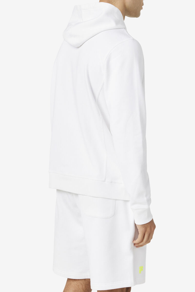 Men's Fila Phoenix Hoodie Hoodies White / Yellow | jfL3mMU5iT4
