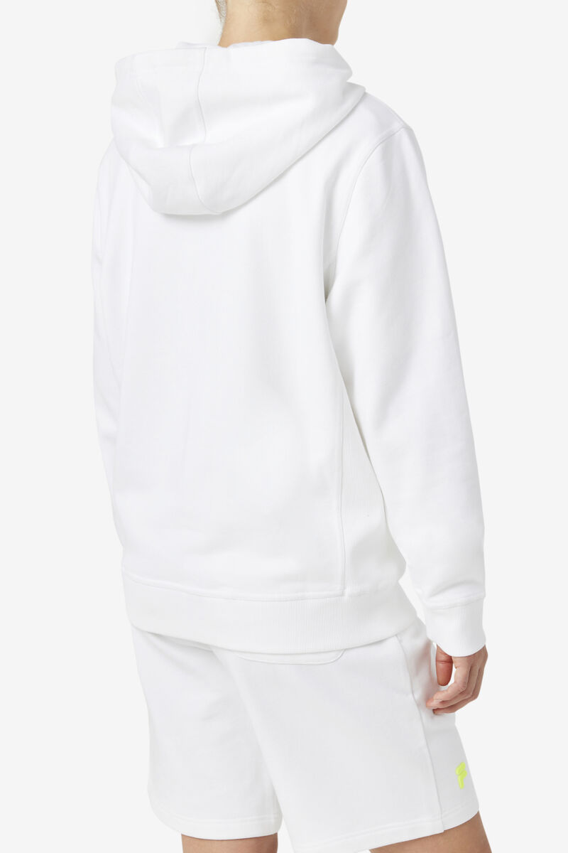 Men's Fila Phoenix Hoodie Hoodies White / Yellow | jfL3mMU5iT4