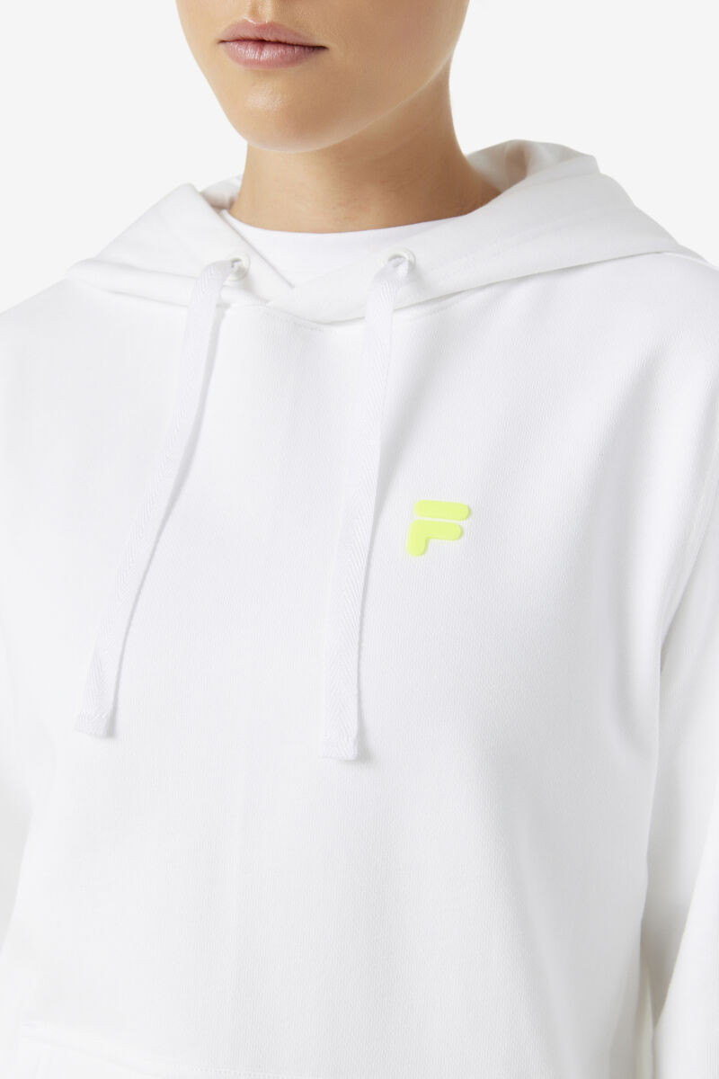 Men's Fila Phoenix Hoodie Hoodies White / Yellow | jfL3mMU5iT4