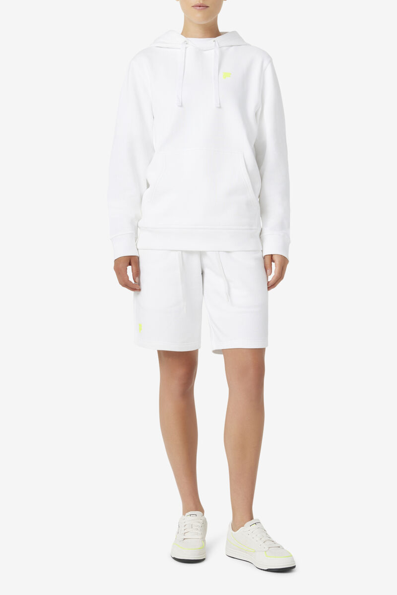 Men's Fila Phoenix Hoodie Hoodies White / Yellow | jfL3mMU5iT4