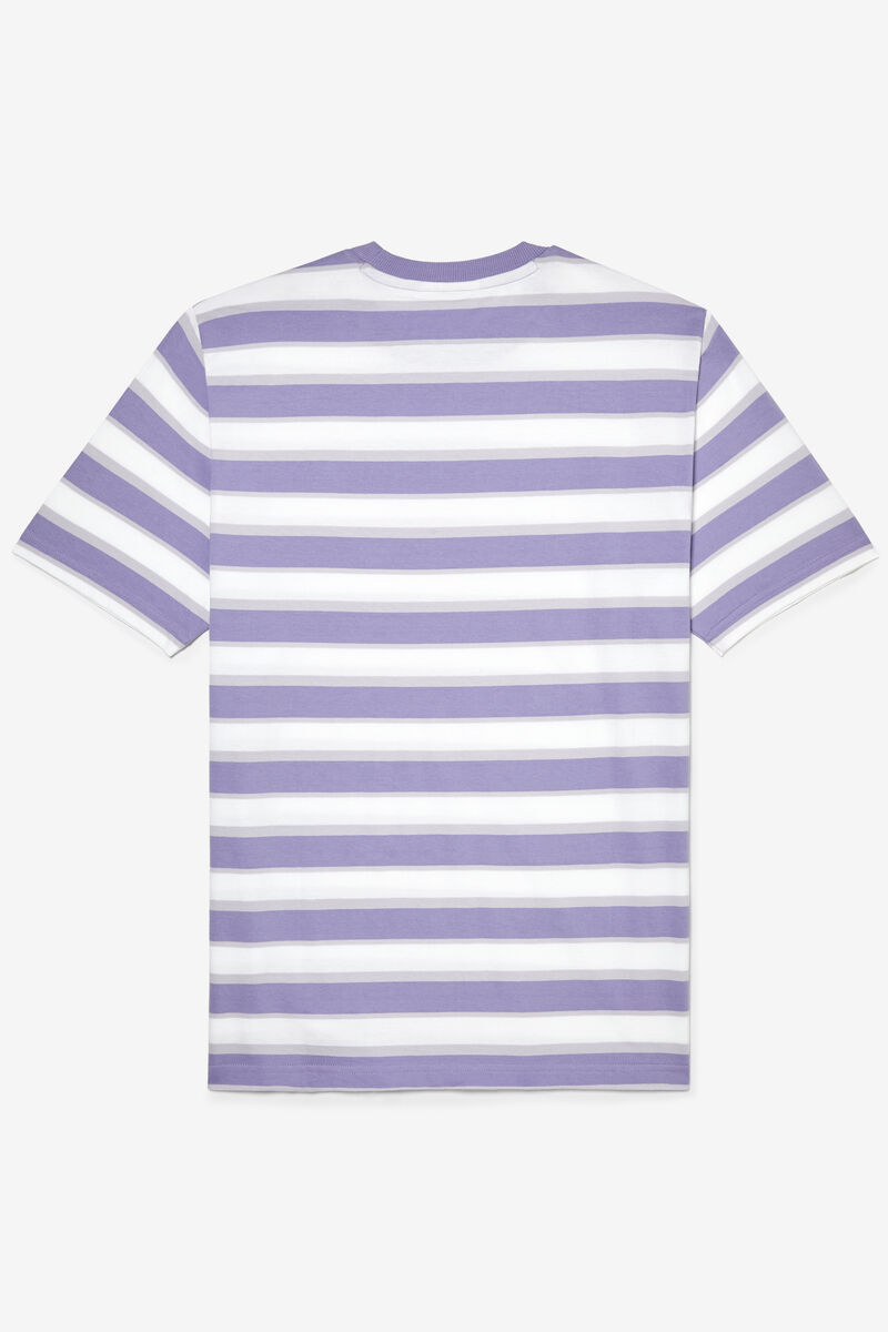 Men's Fila Pietersite T Shirts Purple / White | iyZyWR9sFMI