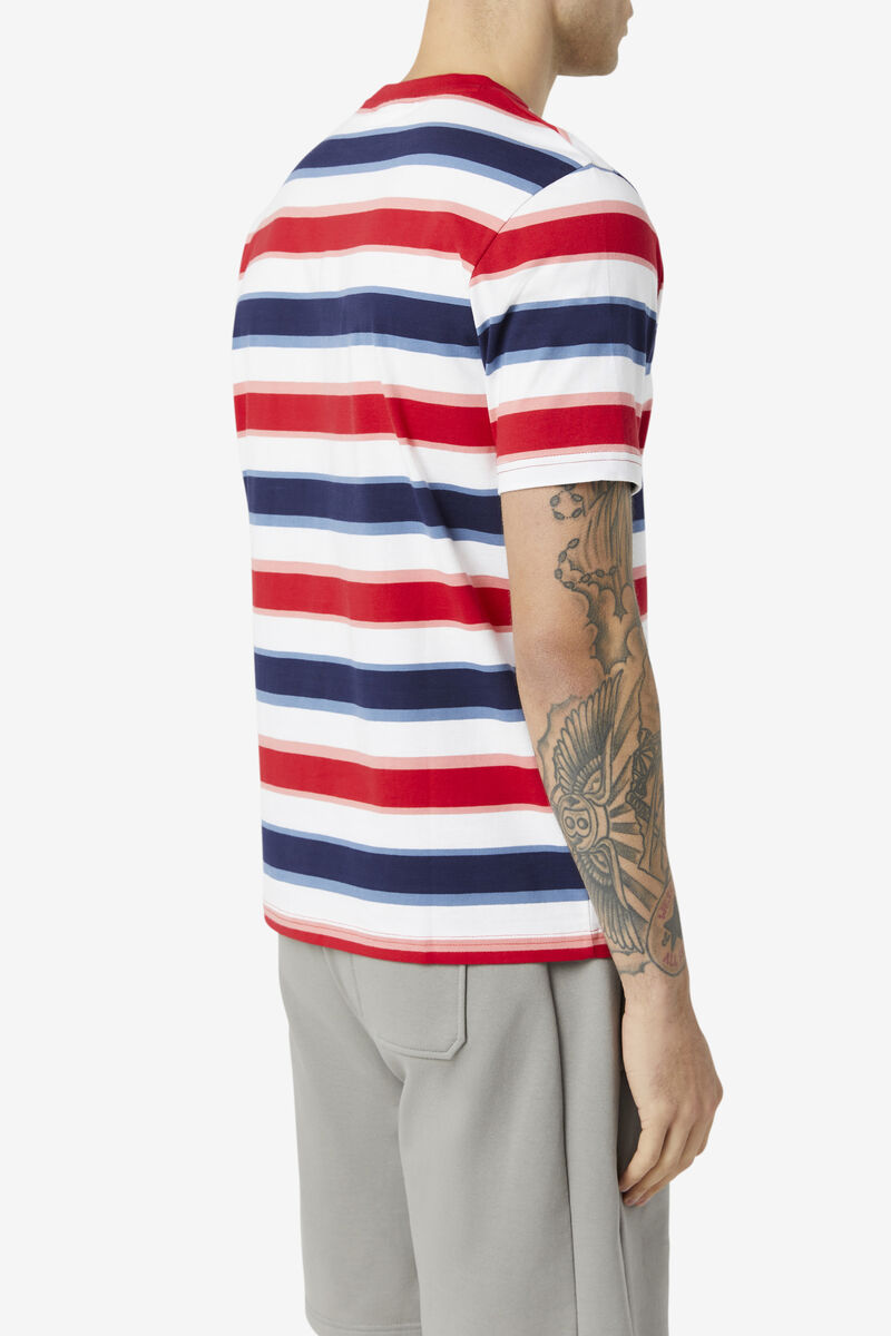 Men's Fila Pietersite T Shirts Red | H12aJhGmXmb