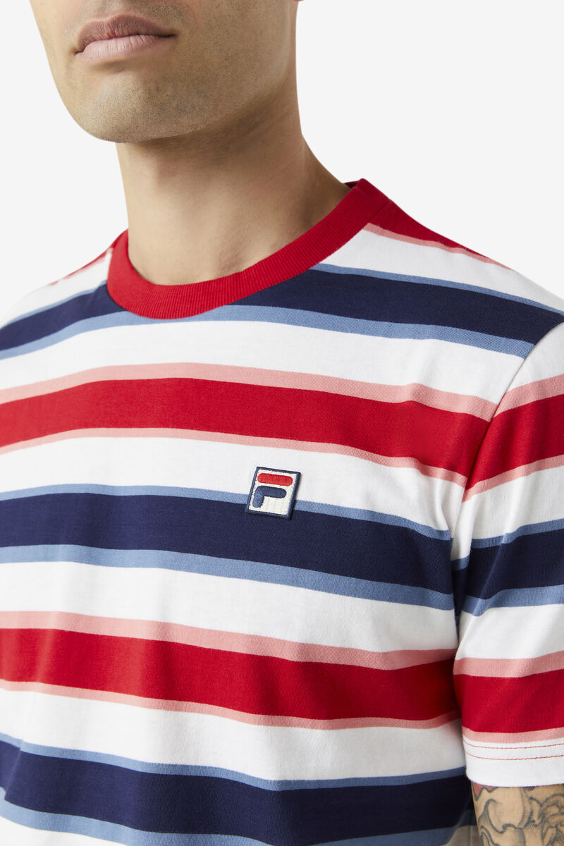 Men's Fila Pietersite T Shirts Red | H12aJhGmXmb