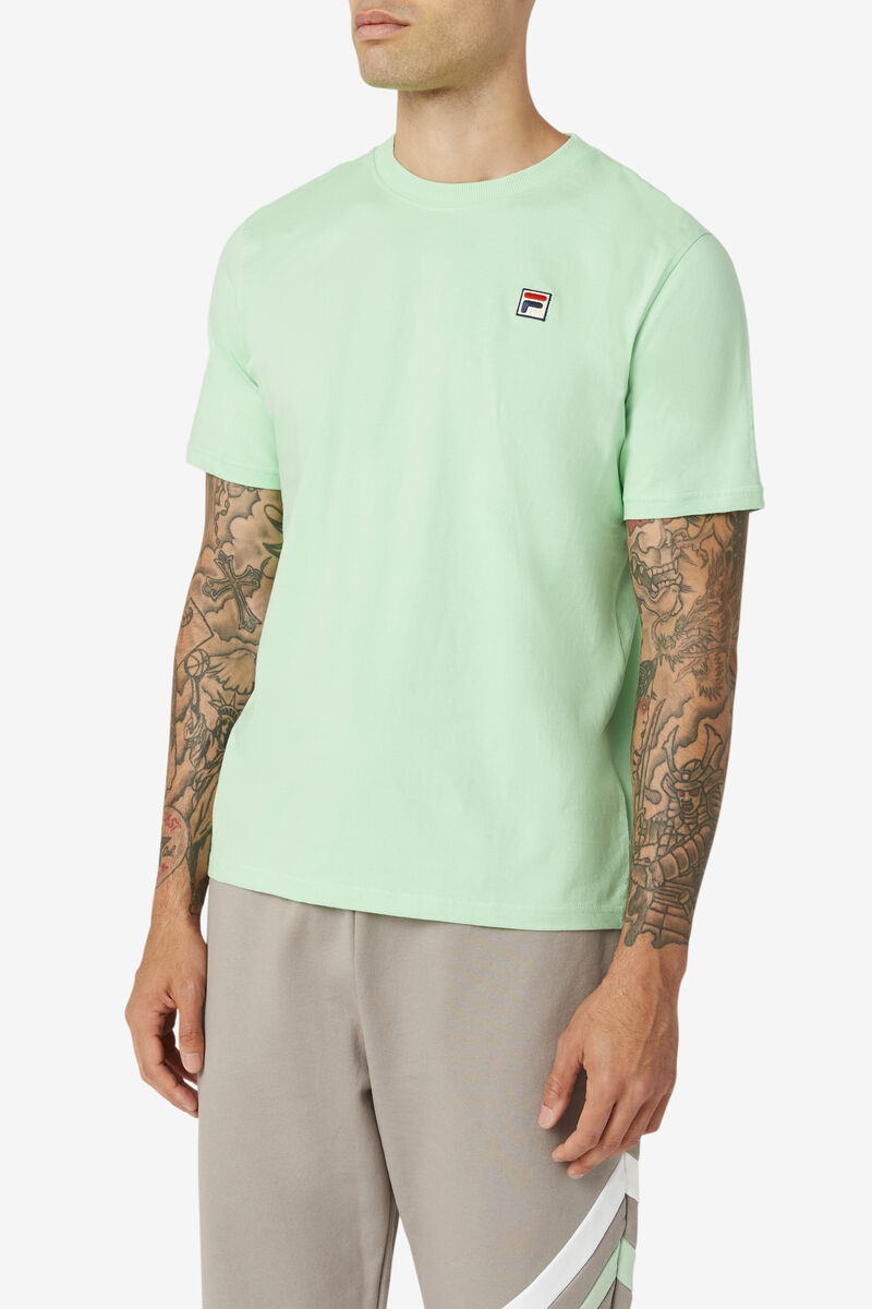 Men's Fila Quartz T Shirts Light Green | FfEY75PfJA6