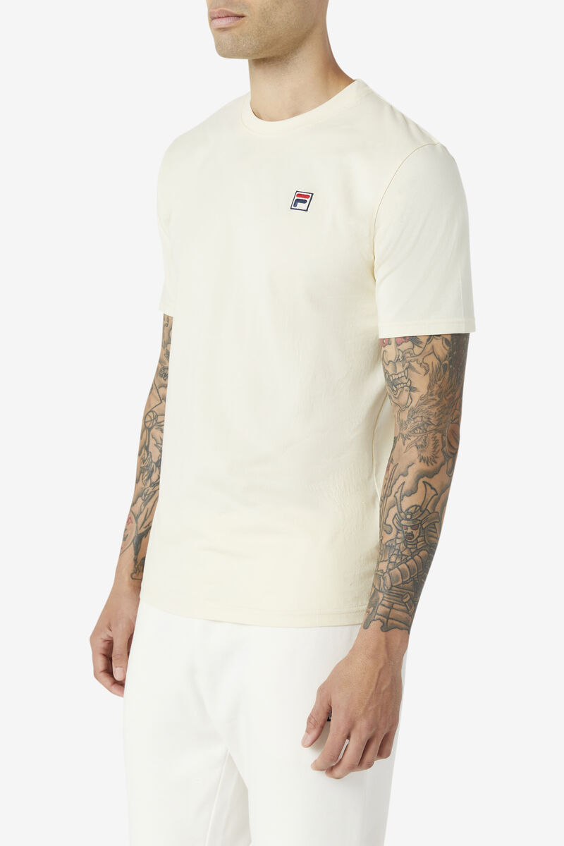 Men's Fila Quartz T Shirts Light Yellow | Rq5Og6SpCoD