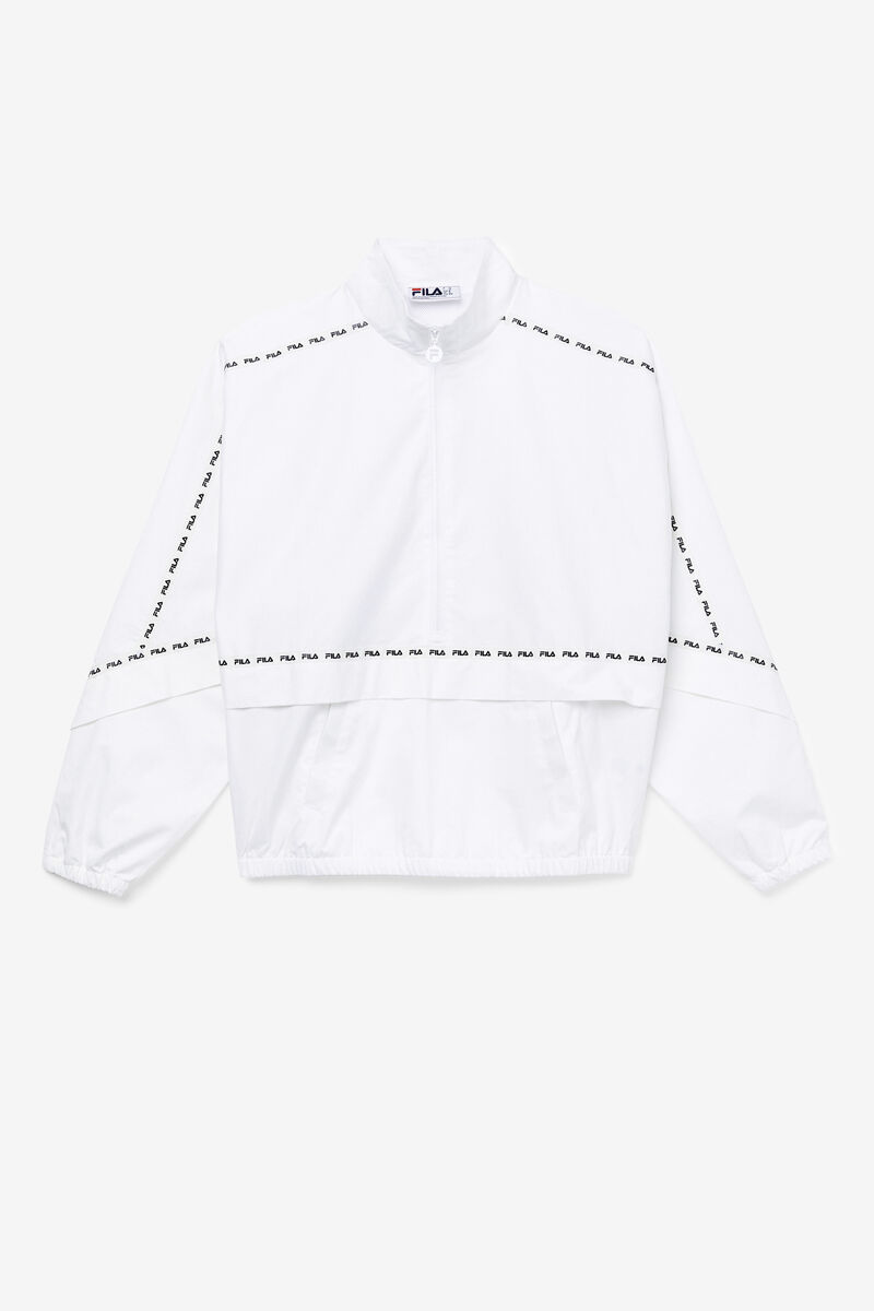 Men\'s Fila Raceline Jacket Tracksuits White | eURWmWC5I5t