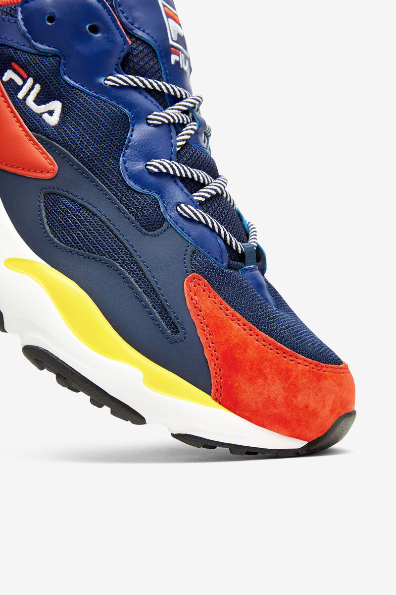 Men's Fila Ray Tracer - Sneakers & Lifestyle | Fila Sneakers Navy / Blue / Red | iNfChSktmvm