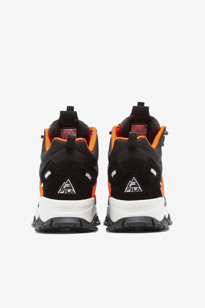 Men's Fila Ray Tracer Tr 2 Mid Sneaker Boots | Fila Sneakers Black / Orange | ytykHIgTGok