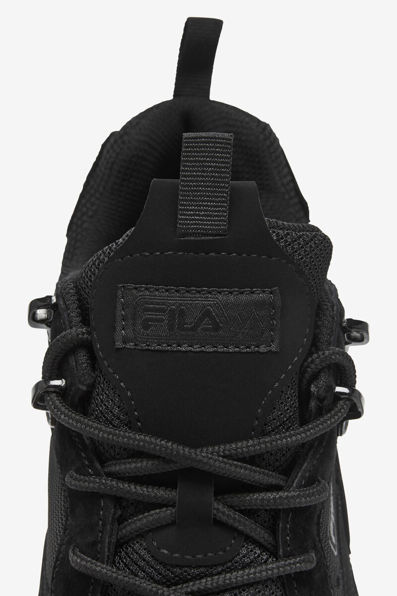 Men's Fila Ray Tracer Tr 2 Walking Shoes Black / Black / Metal Silver | baP7WhD8wq7