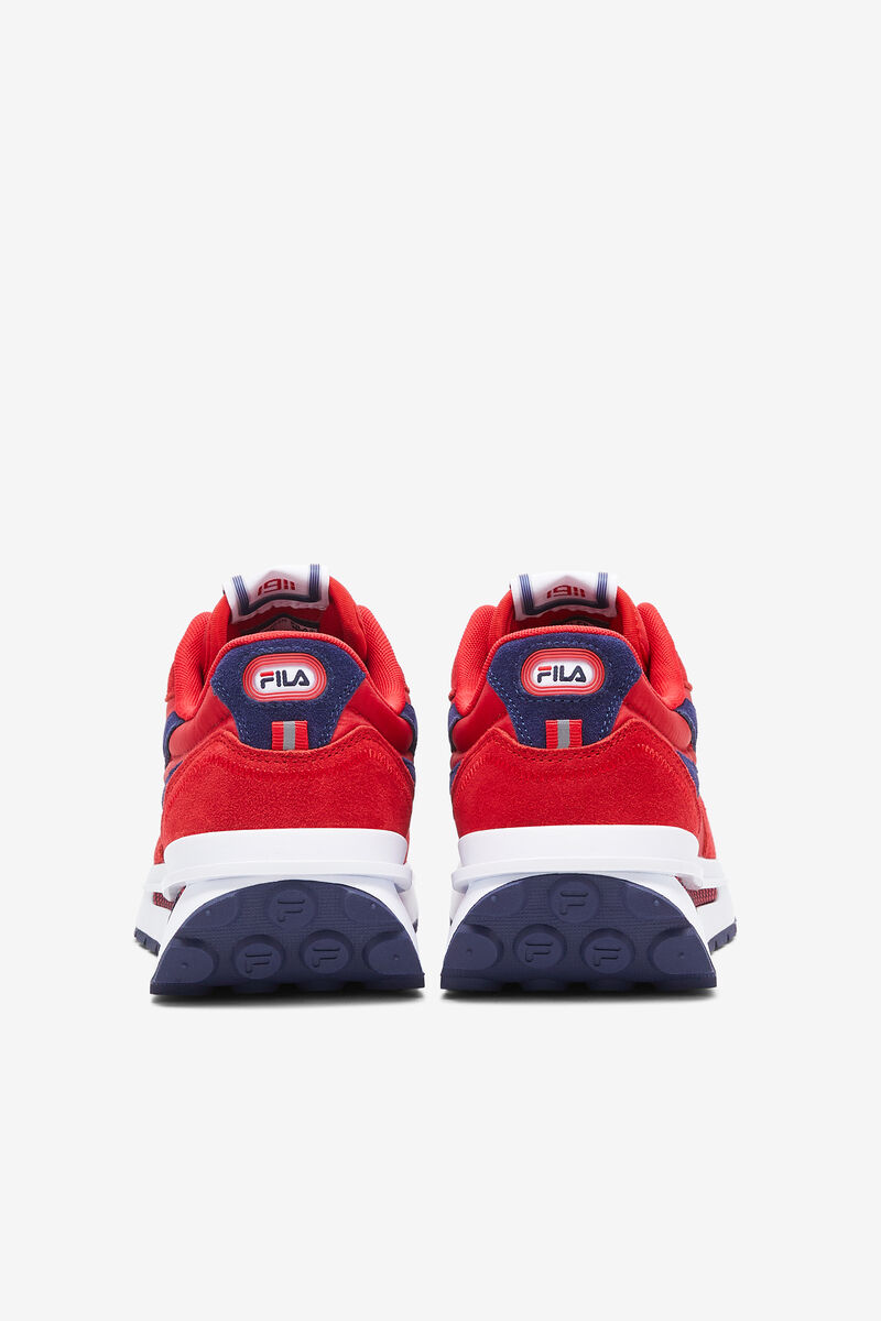 Men's Fila Renno Red 70s Sneaker | Fila Sneakers Red / Navy / White | tVXuK77ItI9