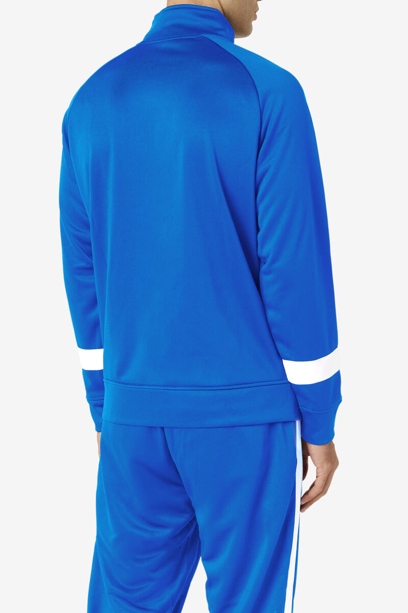 Men's Fila Renzo Jacket Jackets Blue | f4zLsIKXcOx