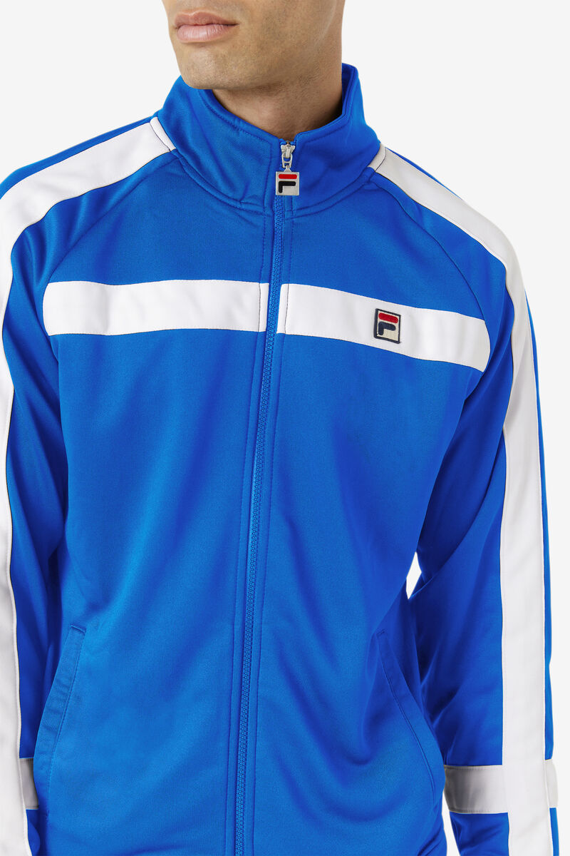Men's Fila Renzo Jacket Jackets Blue | f4zLsIKXcOx