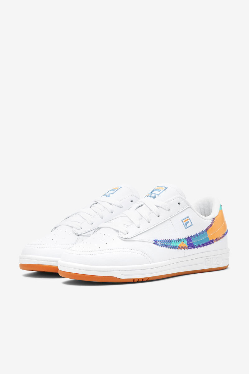 Men's Fila Retro Tennis 88 Shoes | Fila Sneakers White / Purple | zZZNdpKNDyV