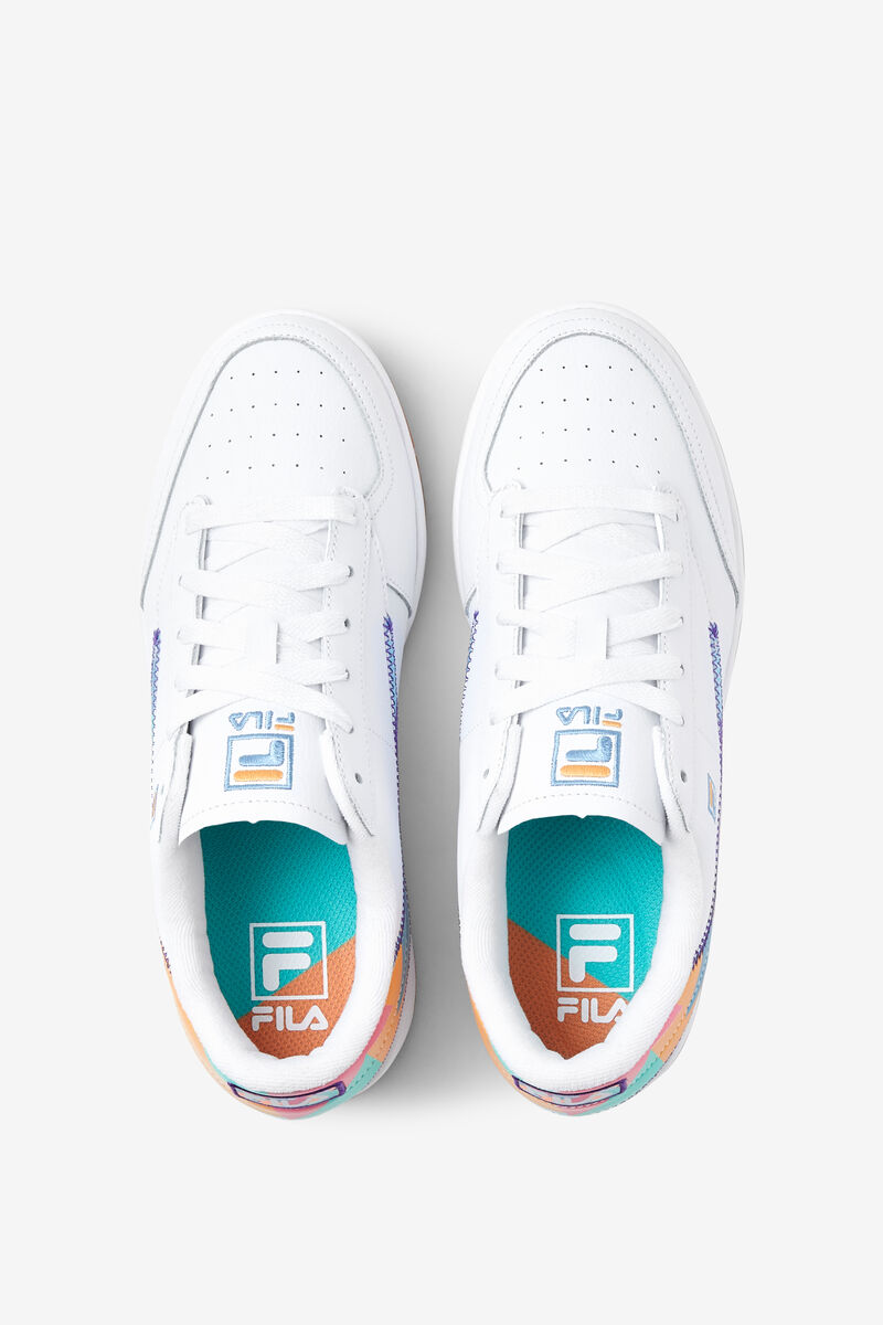 Men's Fila Retro Tennis 88 Shoes | Fila Sneakers White / Purple | zZZNdpKNDyV
