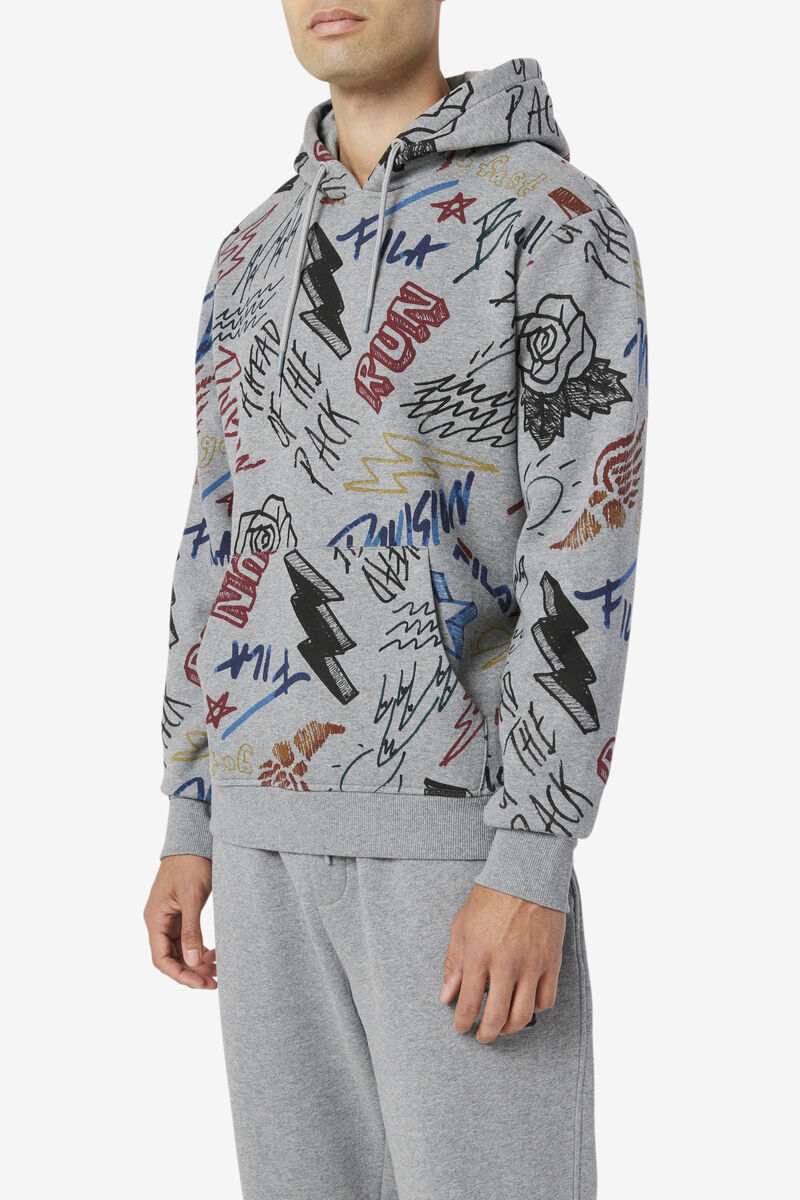 Men's Fila Sanani Hoodie Hoodies Multicolor | n1v5YcVUgzI