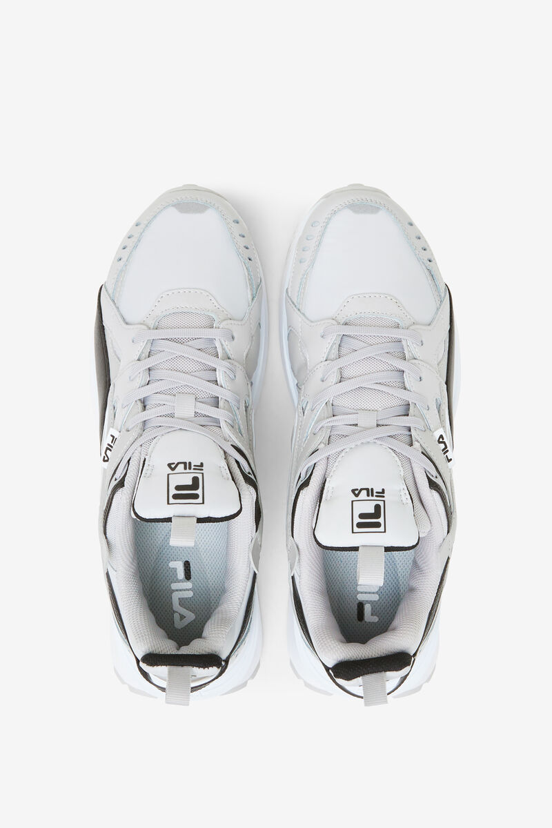 Men's Fila Sandenal Dad Shoes | Fila Sneakers White / Black / White | c5Lyt4STbOp